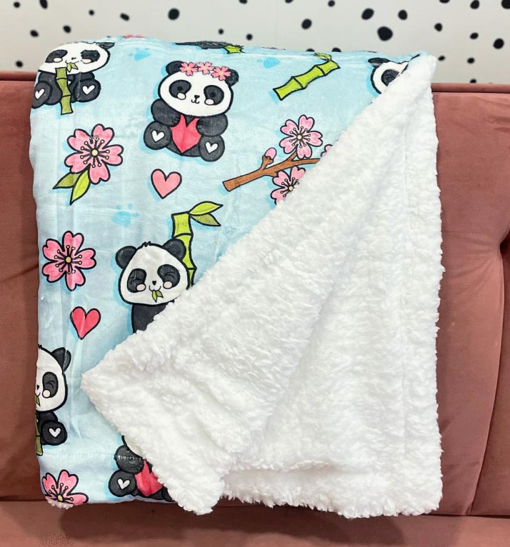 Panda dog blanket